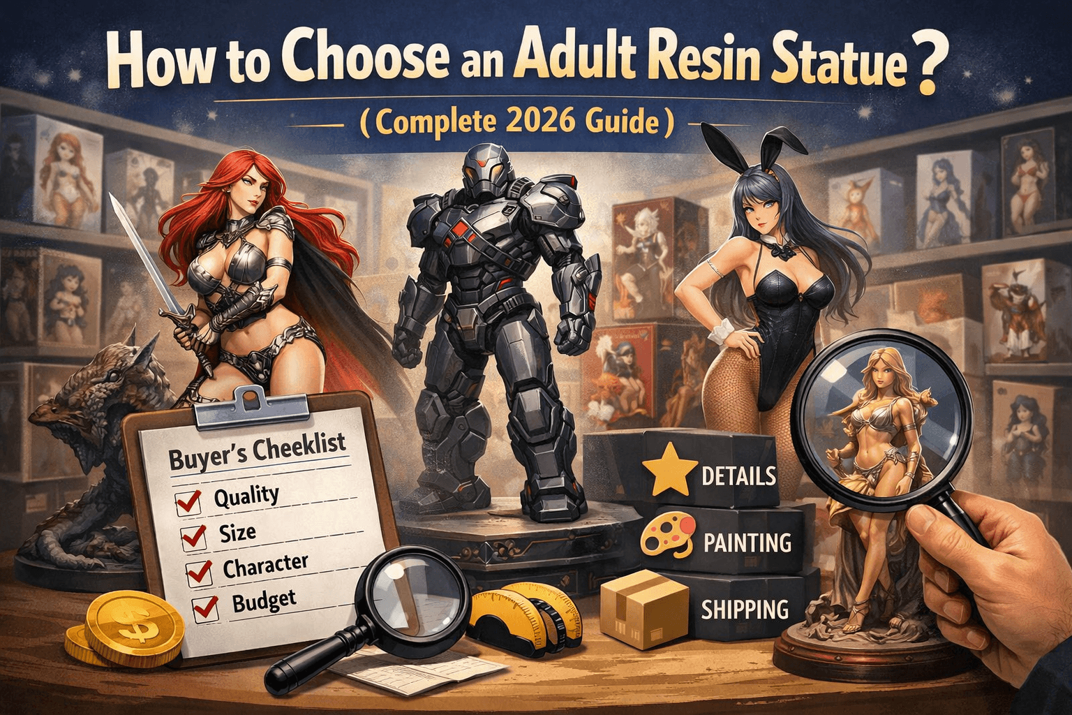How to Choose an Adult Resin Statue?