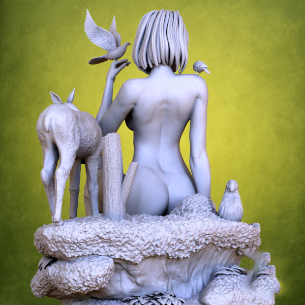 Snow White – Erotic Fan Art Resin Sculpture N°01