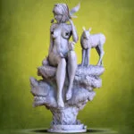 Blanche Neige – Sculpture Fan Art Érotique en Résine N°01