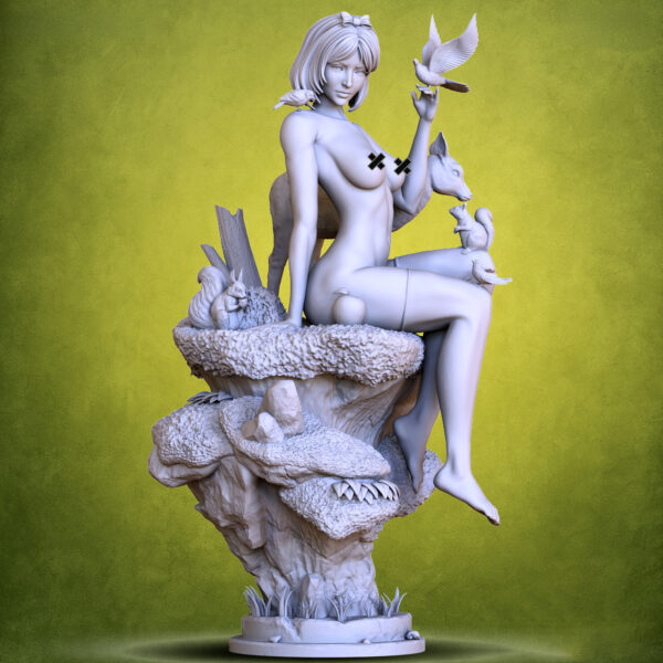Snow White – Erotic Fan Art Resin Sculpture N°01