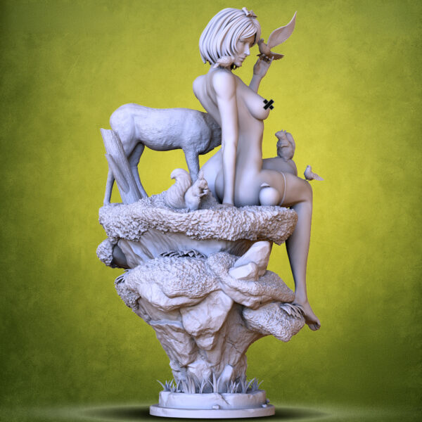 Snow White – Erotic Fan Art Resin Sculpture N°01