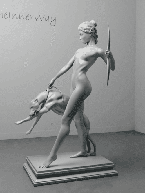 Sœur Profane – Statue figurine résine gothique de collection