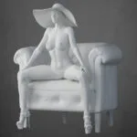 FASHION GIRL ASSISE CANAPÉ 01