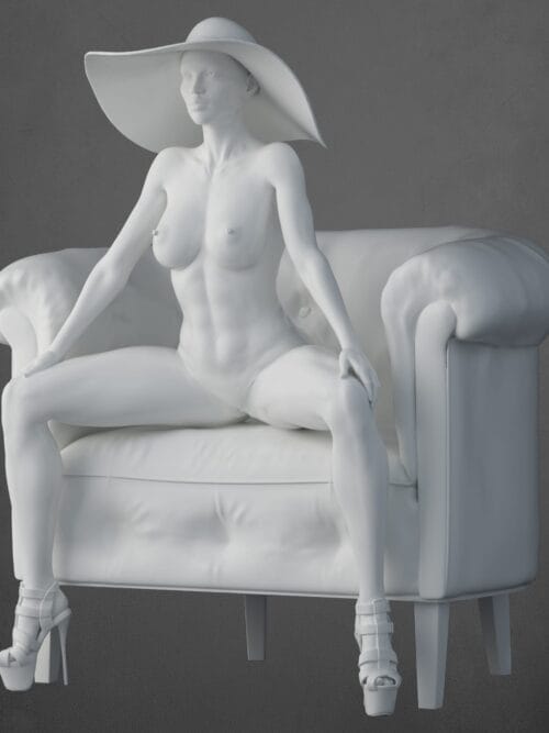 FASHION GIRL ASSISE CANAPÉ 01