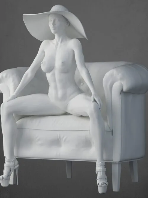 FASHION GIRL ASSISE CANAPÉ 01