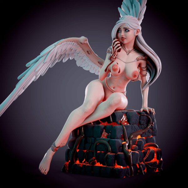 Adele Fallen Angel – Figurine résine ange déchu dark fantasy