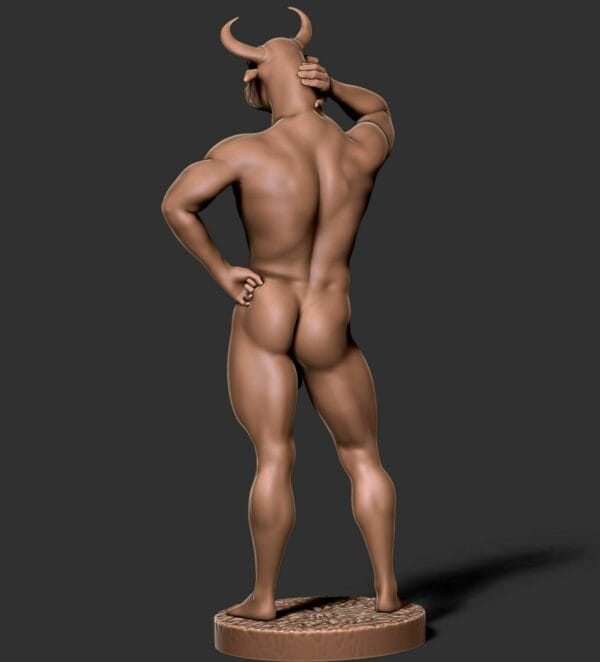 Taurus Anthro – Statue résine fantasy adulte de collection