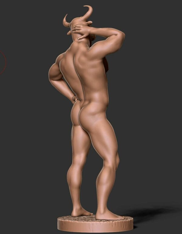 Taurus Anthro – Statue résine fantasy adulte de collection