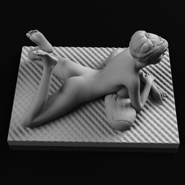 03 Mila, Rêverie Pin-Up – Figurine résine glamour de collection