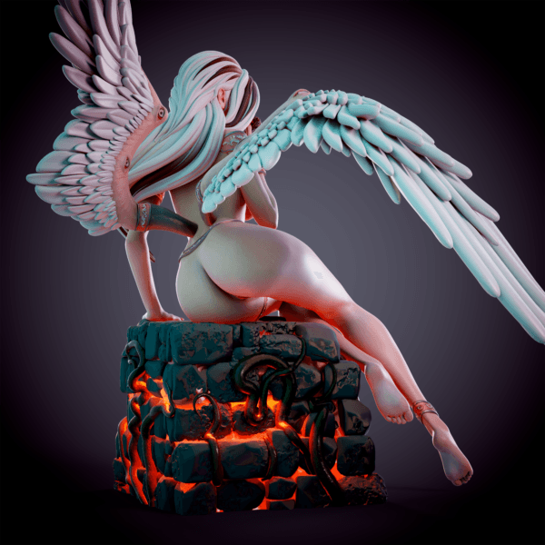 Adele Fallen Angel – Figurine résine ange déchu dark fantasy