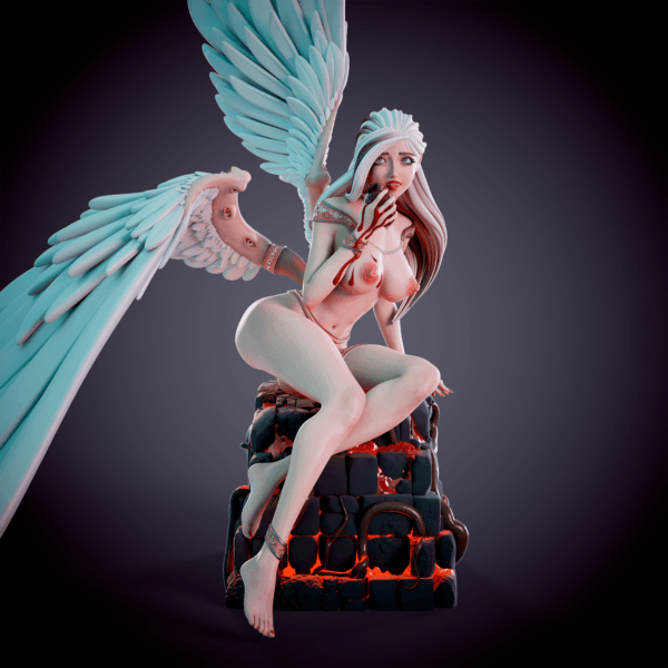 Adele Fallen Angel – Figurine résine ange déchu dark fantasy