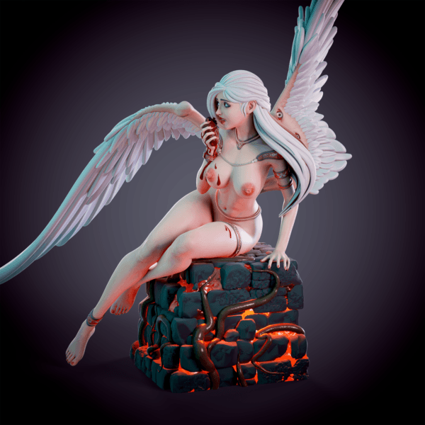Adele Fallen Angel – Figurine résine ange déchu dark fantasy