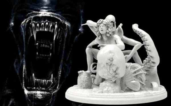 Nyxara, the Xenoid Embrace – Sci-fi horror resin figure