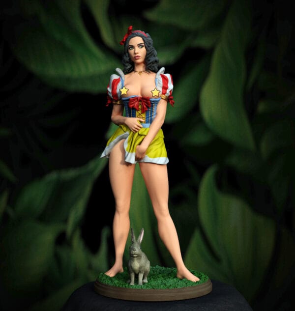 Blanche des Ronces – Figurine résine pin-up fantasy de collection
