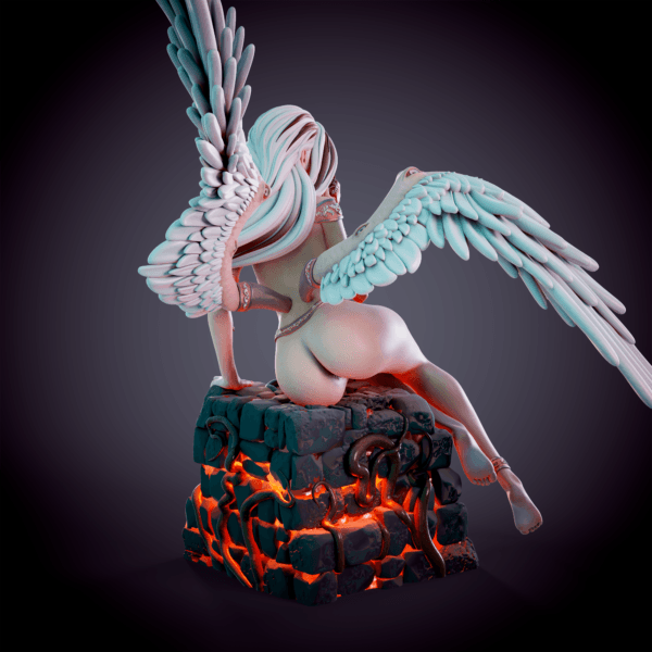 Adele Fallen Angel – Figurine résine ange déchu dark fantasy