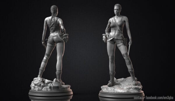 Lara Croft – Figurine résine Tomb Raider de collection
