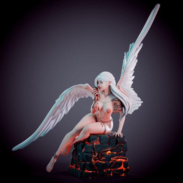 Adele Fallen Angel – Figurine résine ange déchu dark fantasy