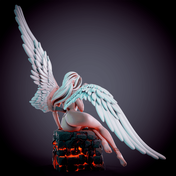 Adele Fallen Angel – Figurine résine ange déchu dark fantasy