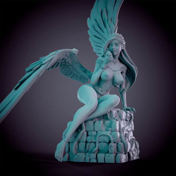 Adele Fallen Angel – Figurine résine ange déchu dark fantasy