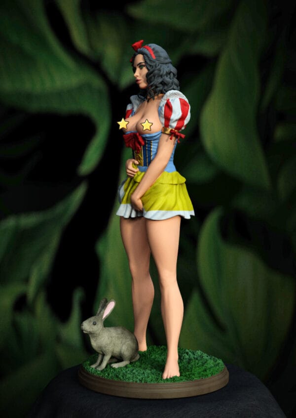 Blanche des Ronces – Figurine résine pin-up fantasy de collection