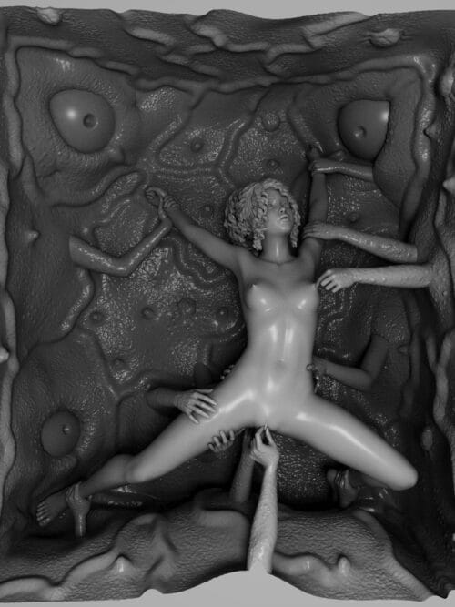 Lyssara des Abysses – Statue résine dark fantasy de collection