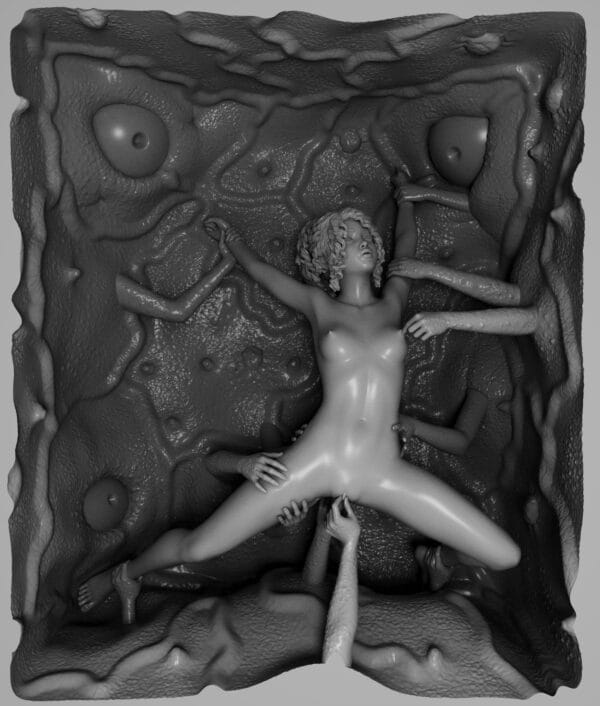 Lyssara des Abysses – Statue résine dark fantasy de collection
