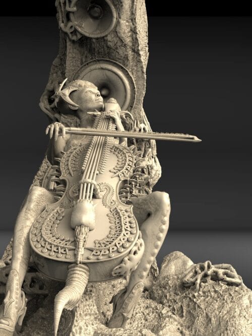 Sonata of Fate – Figurine résine alien biomécanique