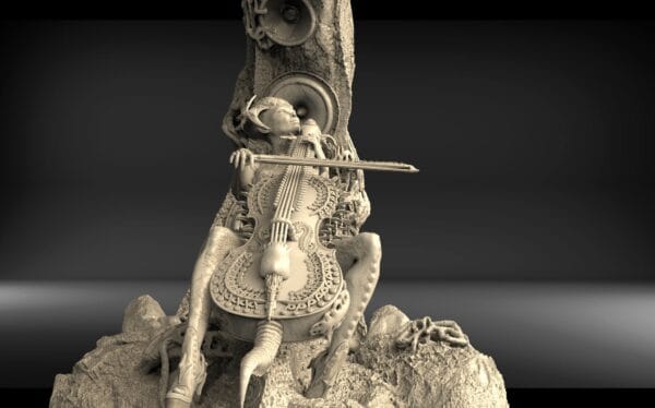 Sonata of Fate – Biomechanical Alien Resin Figure