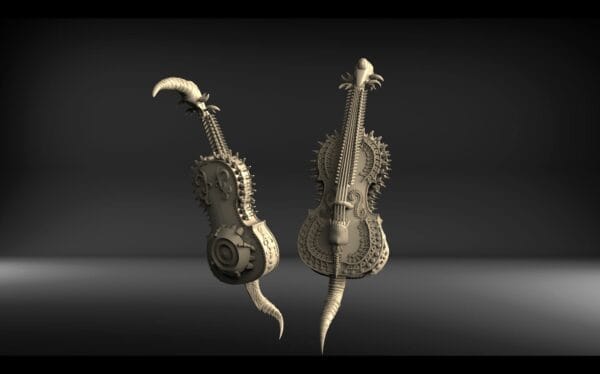 Sonata of Fate – Biomechanical Alien Resin Figure