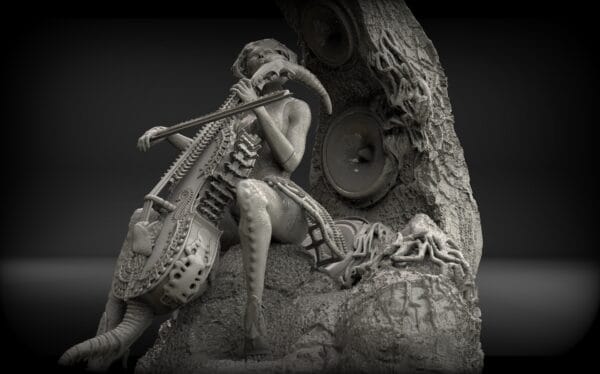 Sonata of Fate – Biomechanical Alien Resin Figure