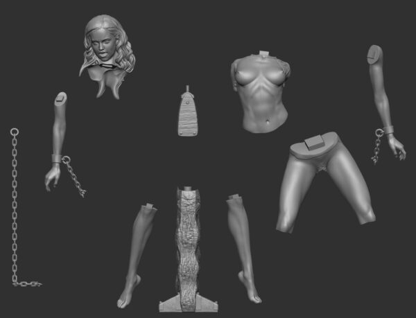 Les Chagrins de Poudlard – Figurine résine sorcière dark fantasy