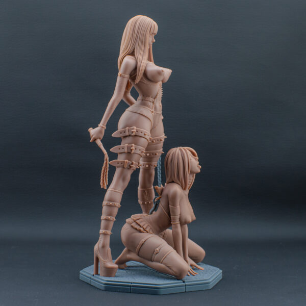 Lysandra & Maëlys – Diorama figurine résine dark glamour de collection