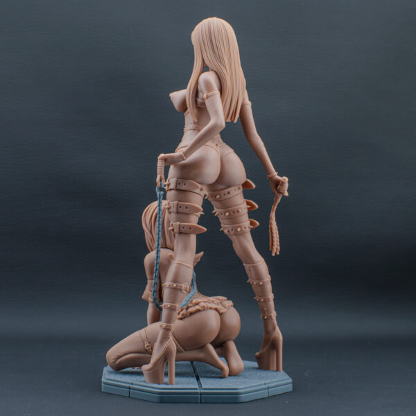 Lysandra & Maëlys – Diorama figurine résine dark glamour de collection