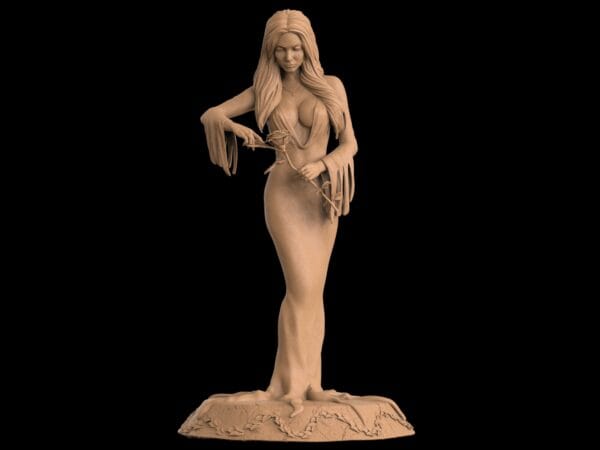 Morticia Addams – Figurine résine gothique de collection