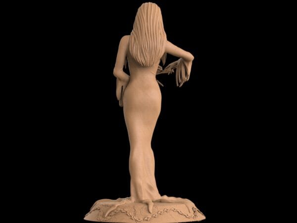 Morticia Addams – Figurine résine gothique de collection