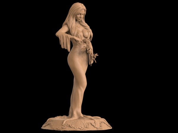 Morticia Addams – Figurine résine gothique de collection