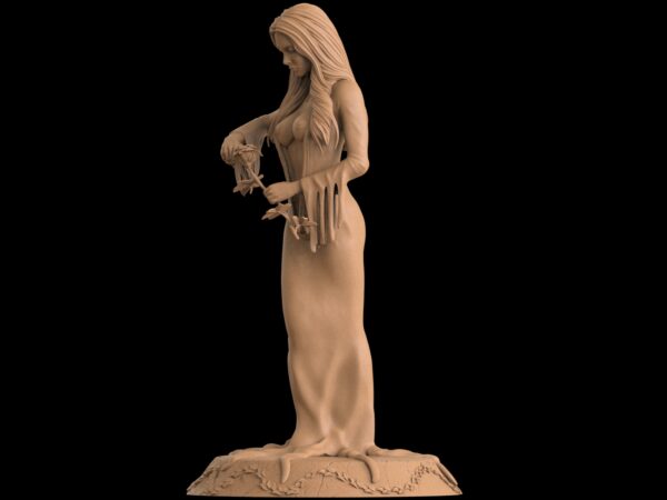 Morticia Addams – Figurine résine gothique de collection