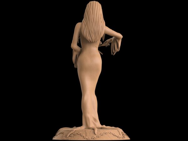 Morticia Addams – Figurine résine gothique de collection