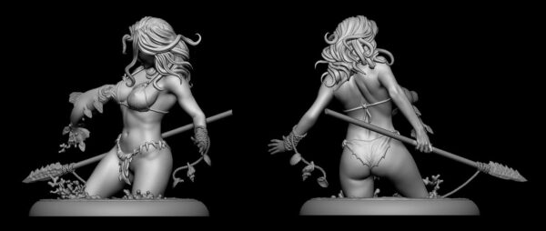OW CAVEWOMAN 00002 OW! Cavewoman – Figurine résine pin-up préhistorique de collection