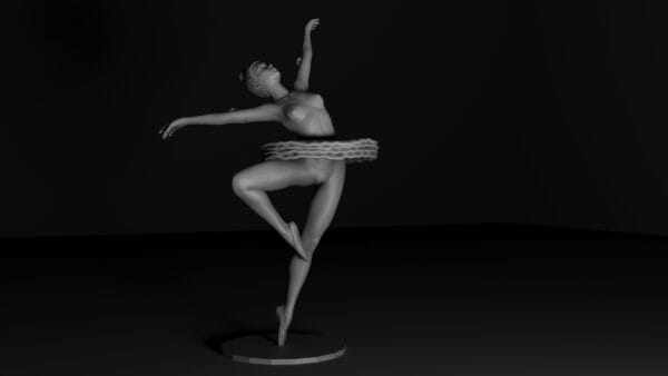 Élise Nocturne – Statue résine ballerine adulte de collection