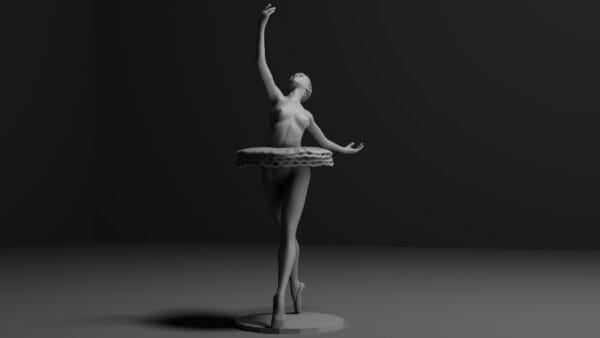 Élise Nocturne – Statue résine ballerine adulte de collection