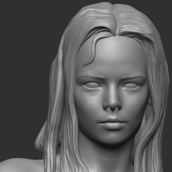 face La Sorcière de la Forêt – Figurine résine folk horror