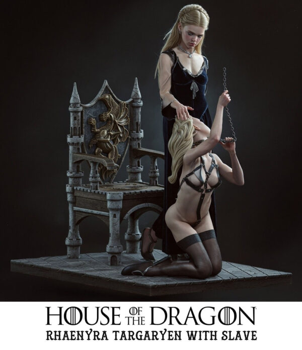 Rhaenyra Targaryen – Diorama figurine résine dark fantasy